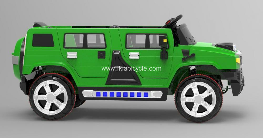 Eléctrico carro verde color puriy carropi .